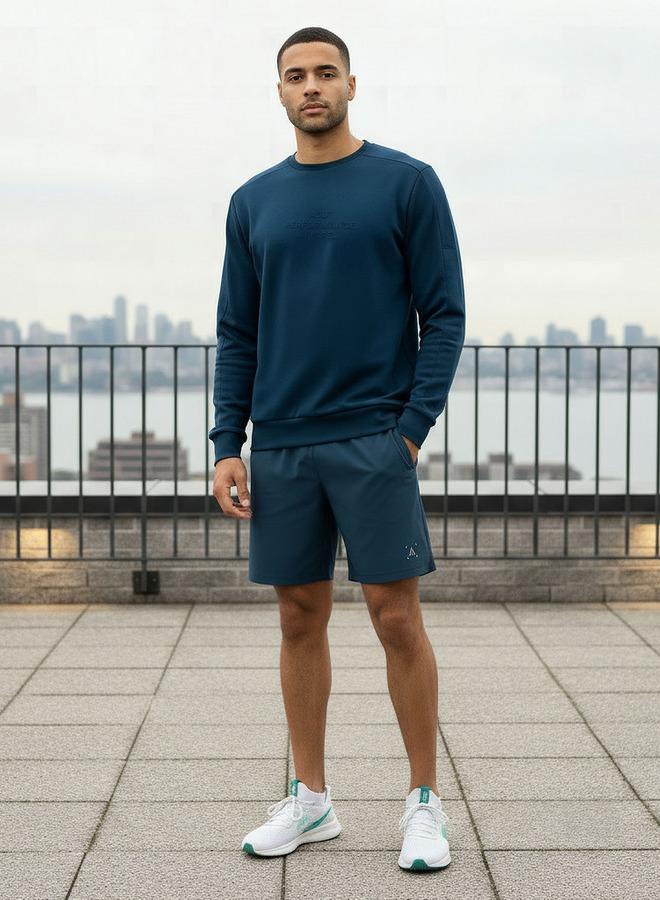 Splash Active Men Performance Embossed Sweatshirt - Image 2
